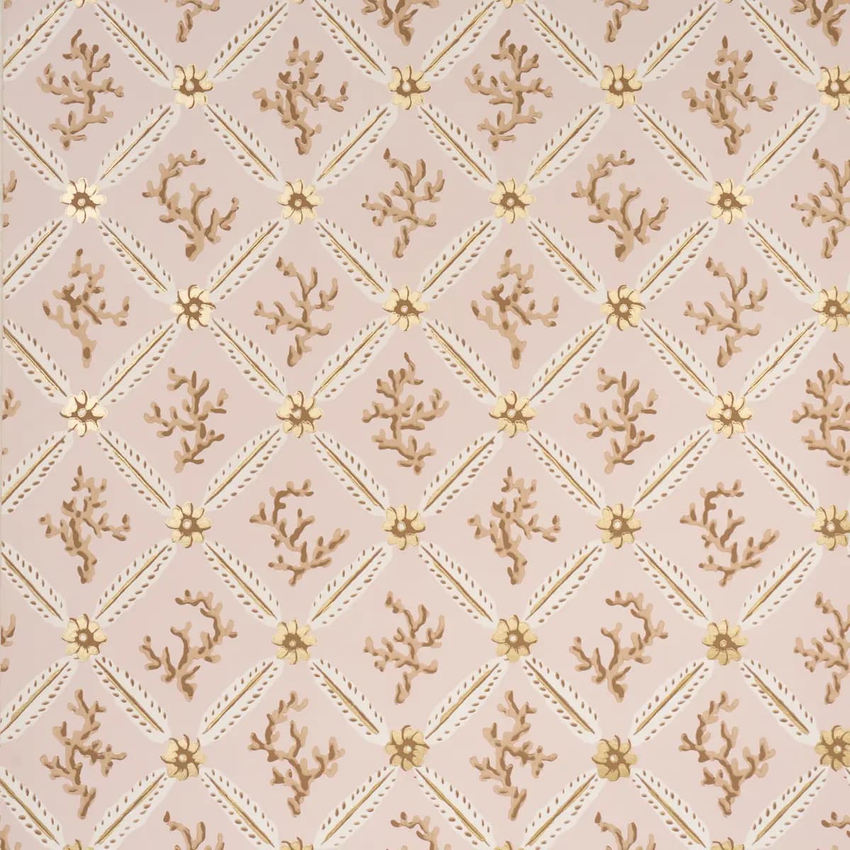 Corail Leaf Trellis_ BLUSH