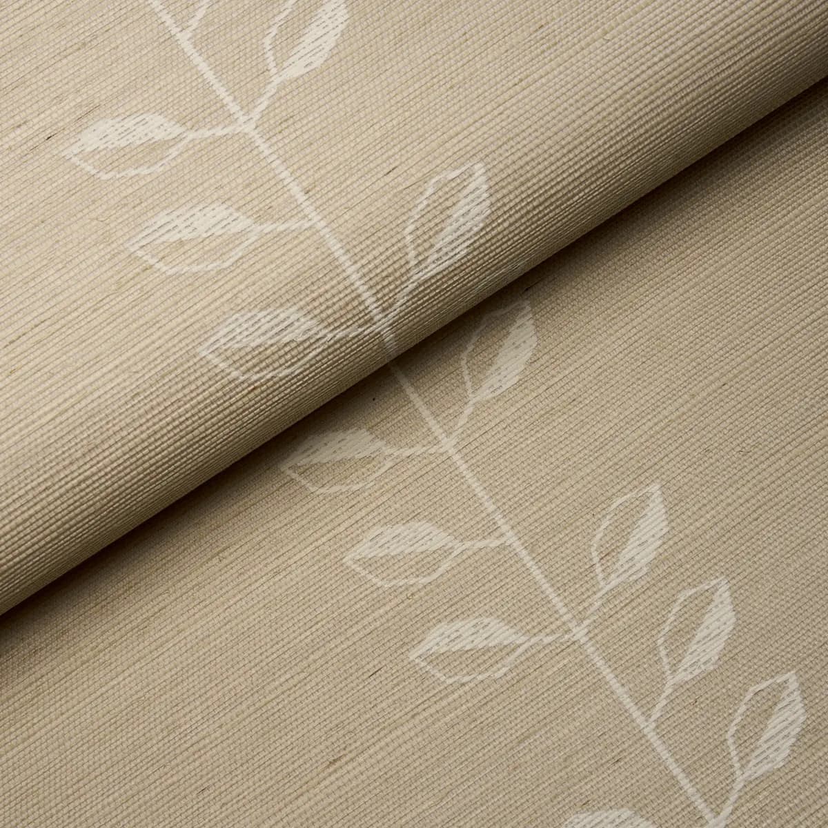 GEO LEAF SISAL_ BONE & WHITE