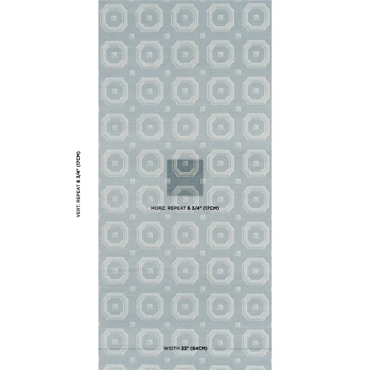 BEVELED FRAME SISAL_ DENIM