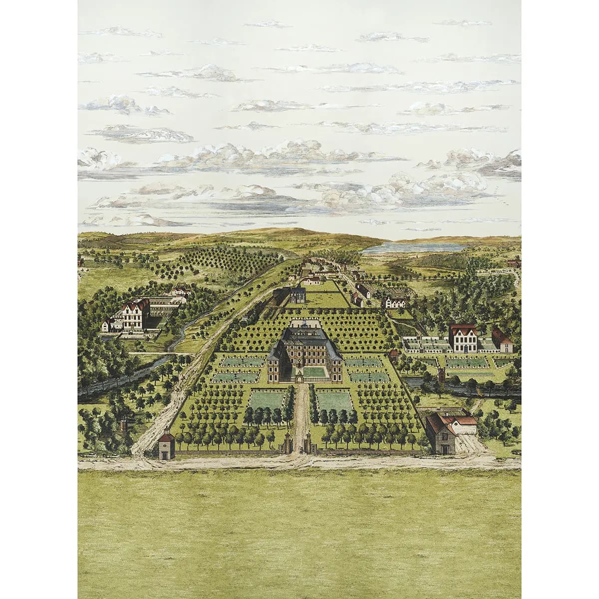 Mr. Darcy 3 Panel Set_ PEMBERLEY GREEN