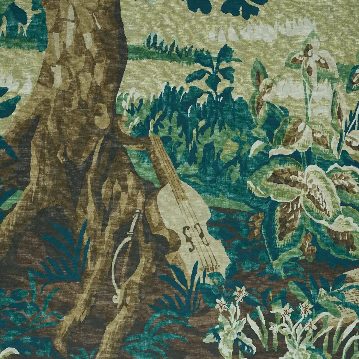 La Forêt 3 Panel Set_ SPRING GREEN FOREST