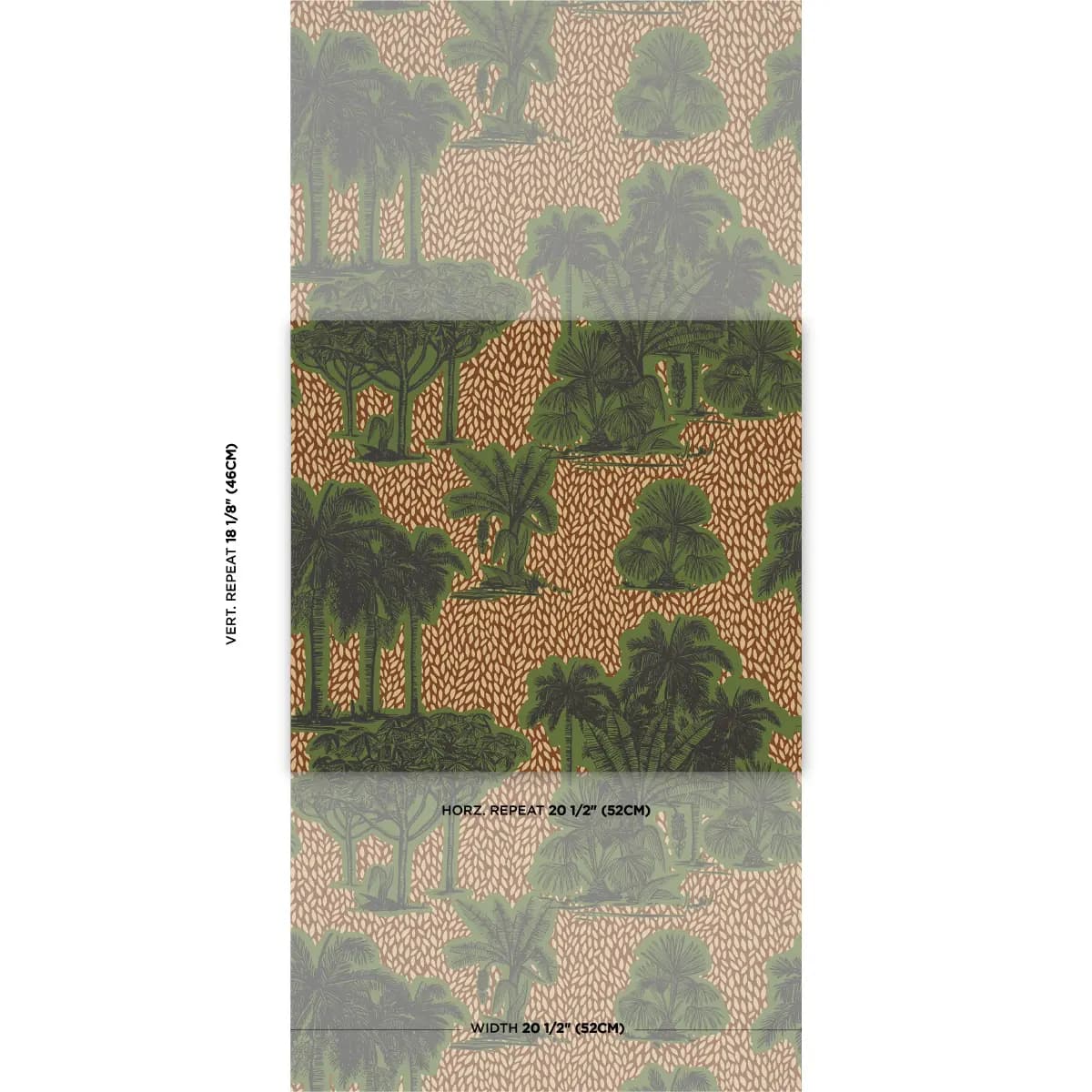 Tropical Safari Print_ ORINOCO VERDANT OASIS