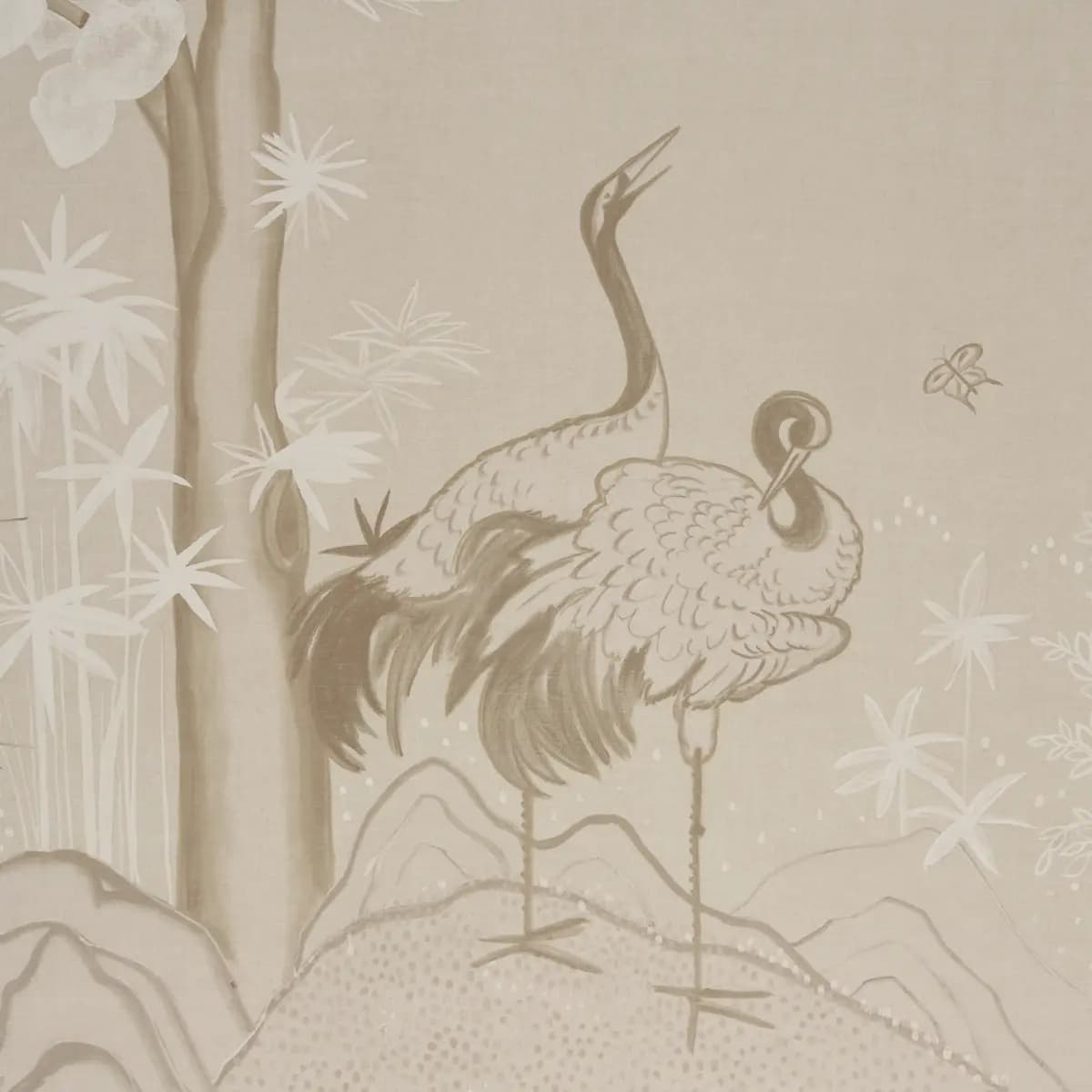Birdsong 3 Panel Set_ IVORY