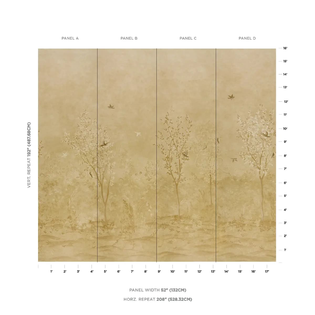 Sublime 4 Panel Set_ GOLD