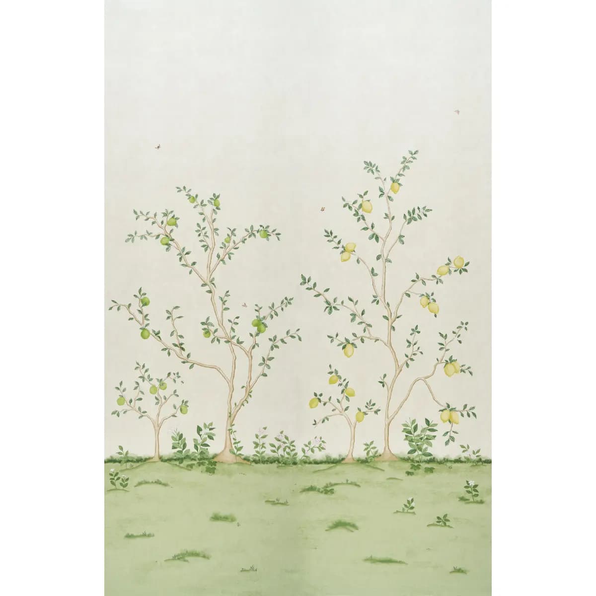 Citrus Blossom 2 Panel Set_ CREAM