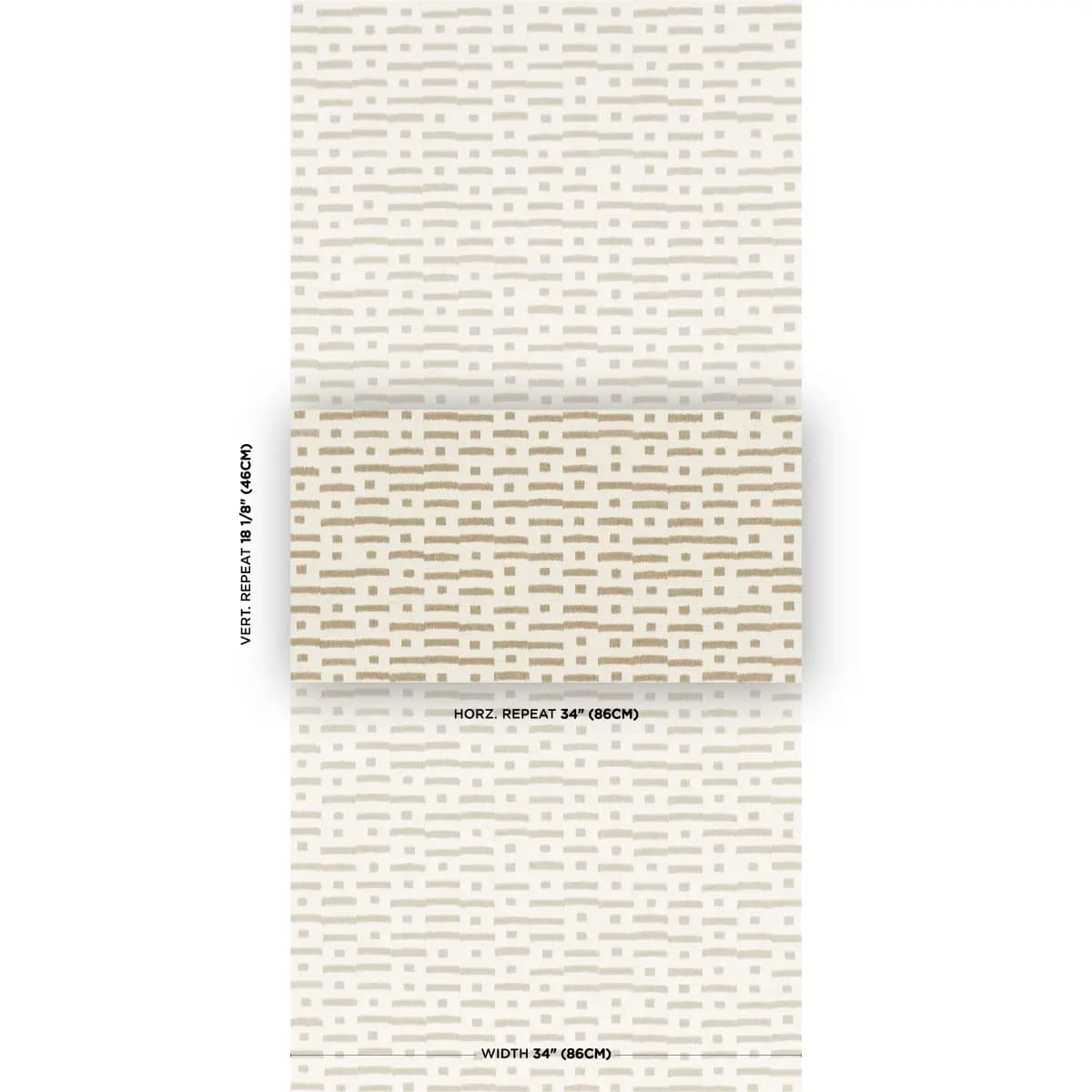 Abstract Ikat Sisal_ TAUPE