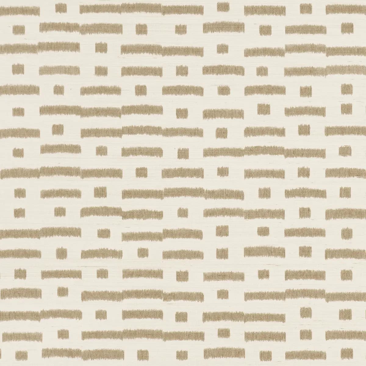 Abstract Ikat Sisal_ TAUPE