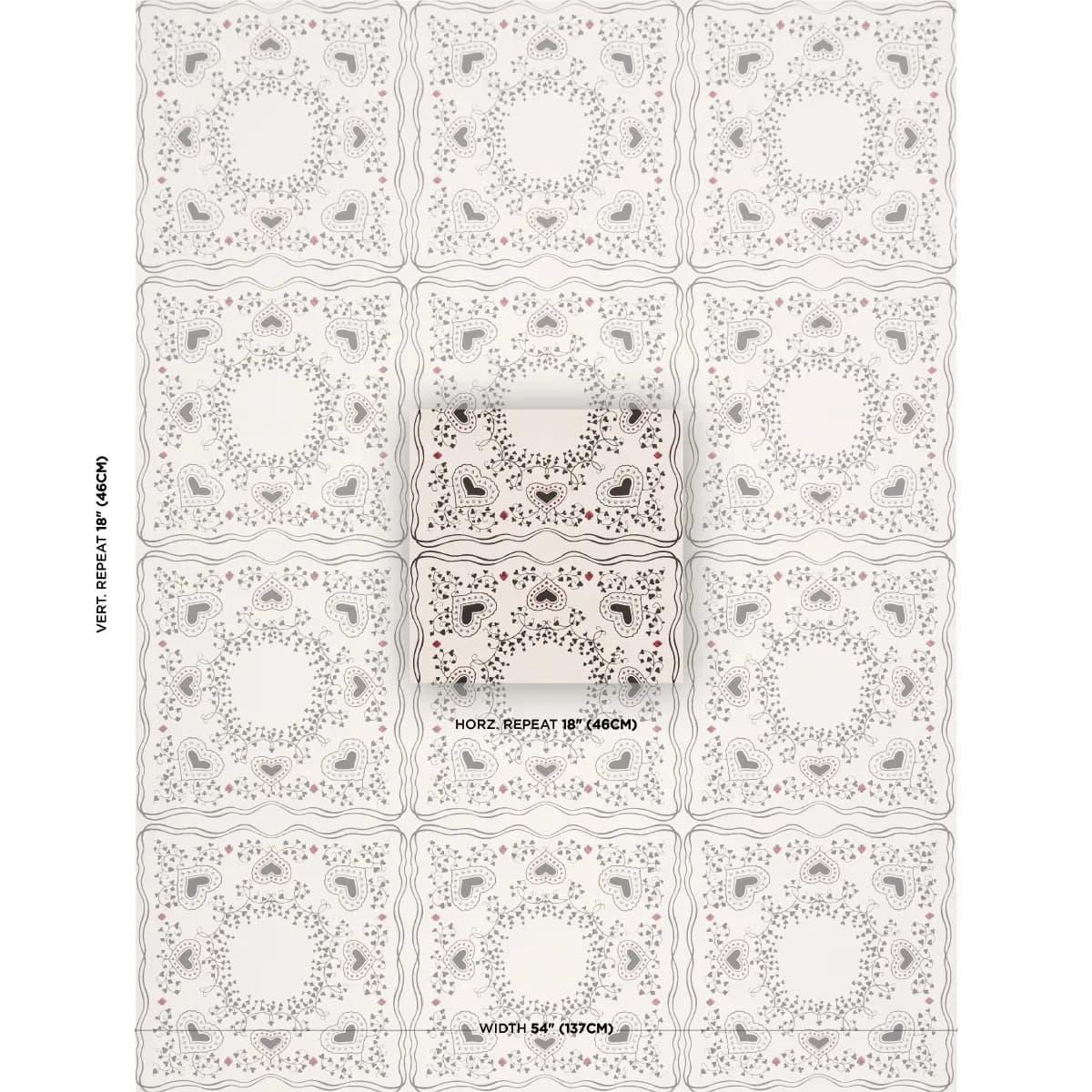 Garden Of Hearts_ BLACK & IVORY