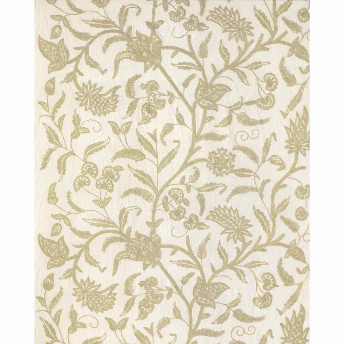 Amagansett Linen Crewel_ ECRU