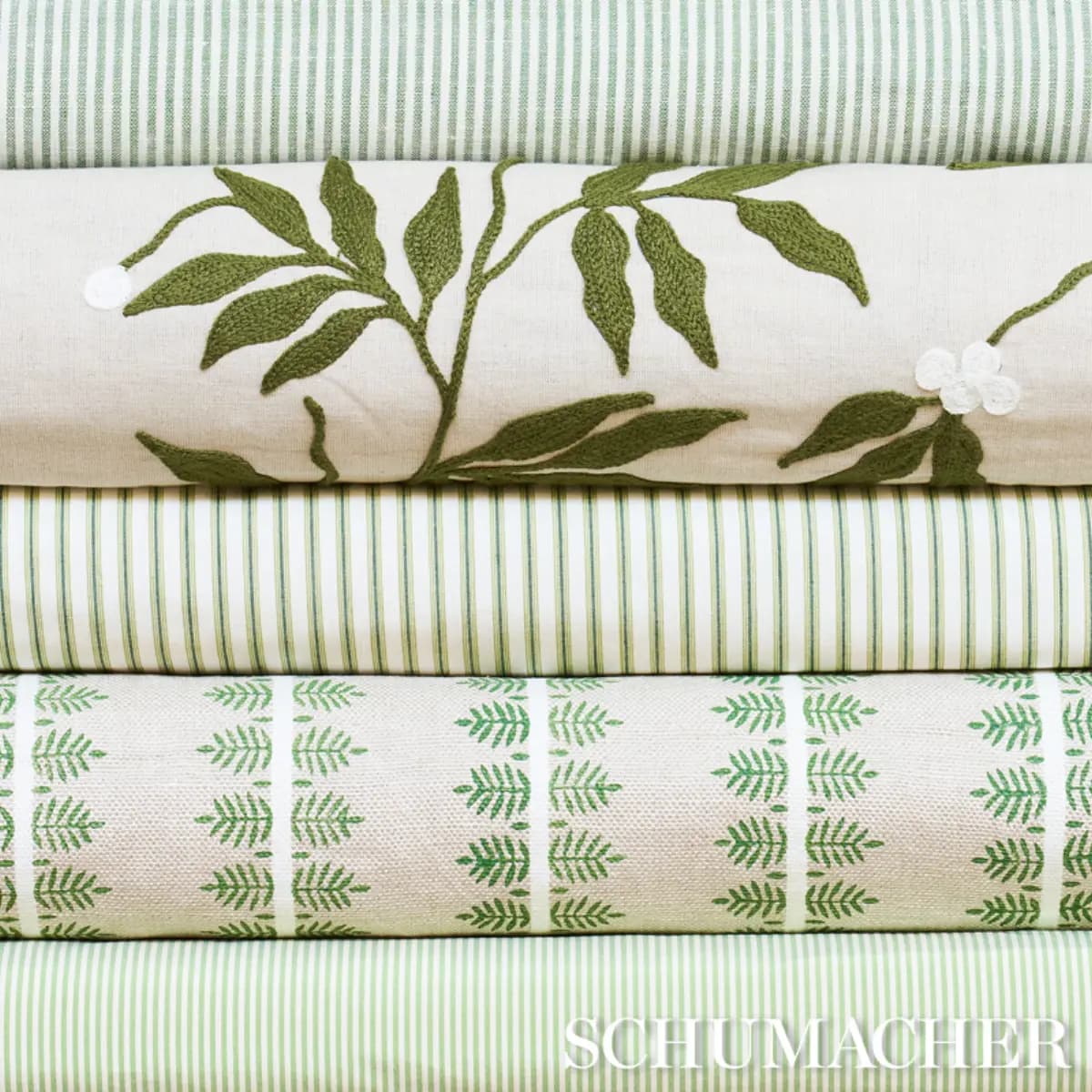 CHAREE SILK STRIPE_ GREEN