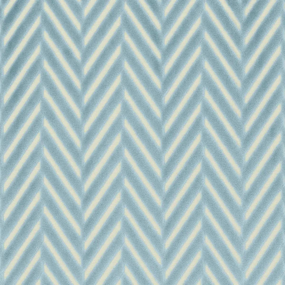 REGENT VELVET HERRINGBONE_ AQUA