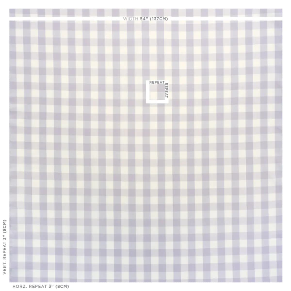 CAMDEN COTTON CHECK_ LILAC