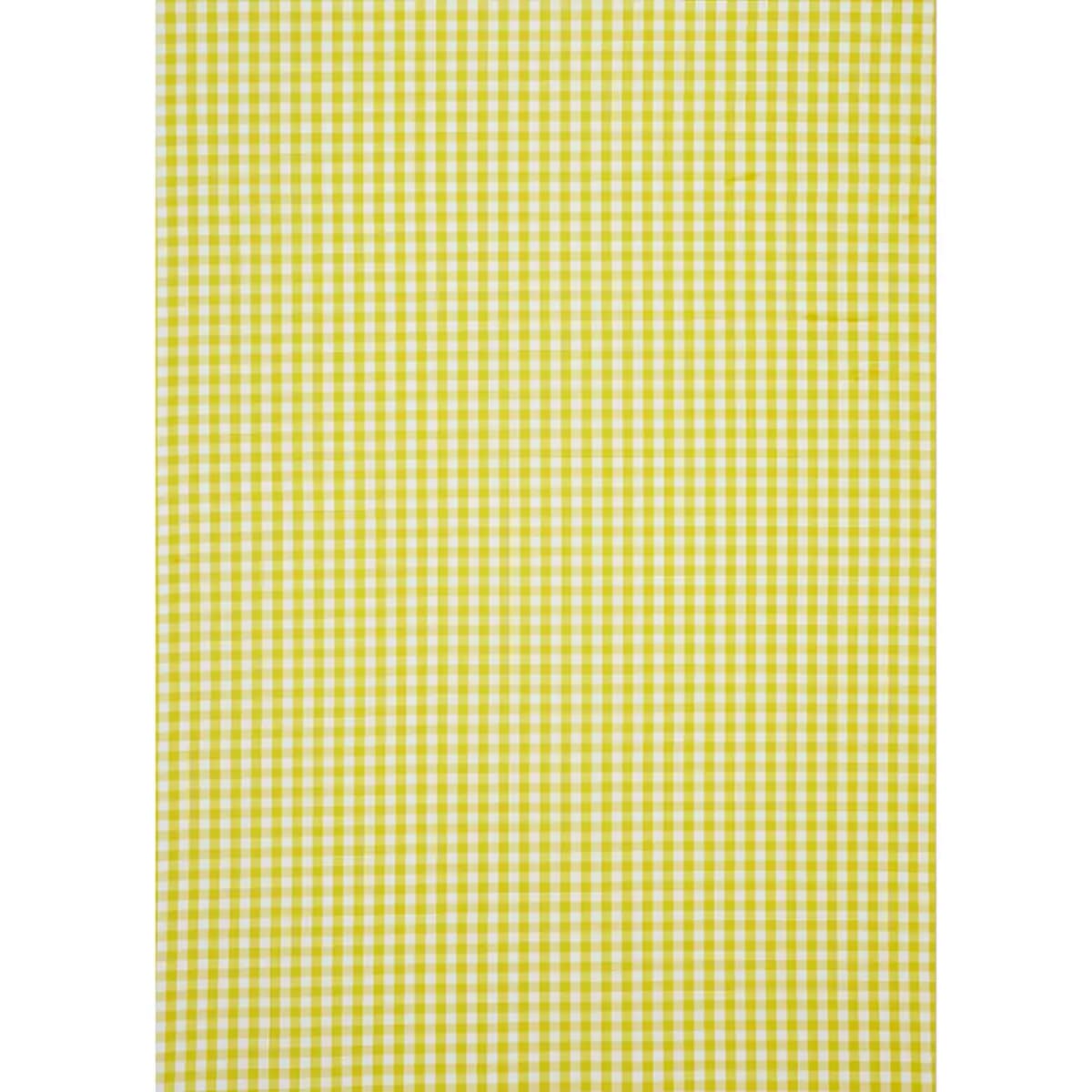 ELTON COTTON CHECK_ YELLOW