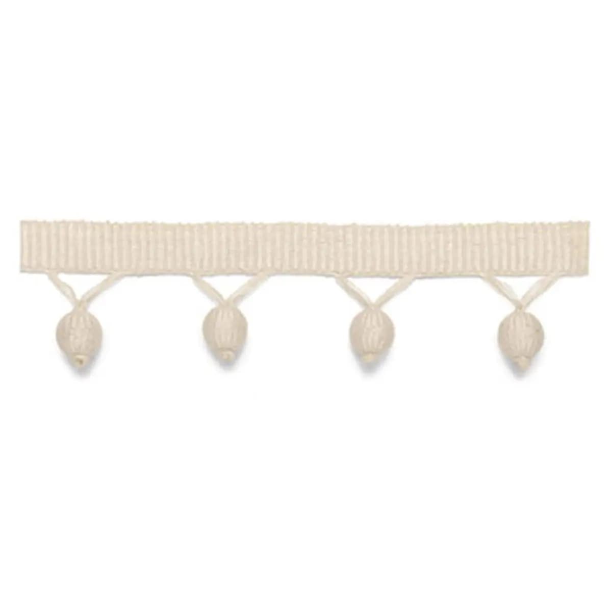 DELRAY BOBBLE FRINGE_ VANILLA