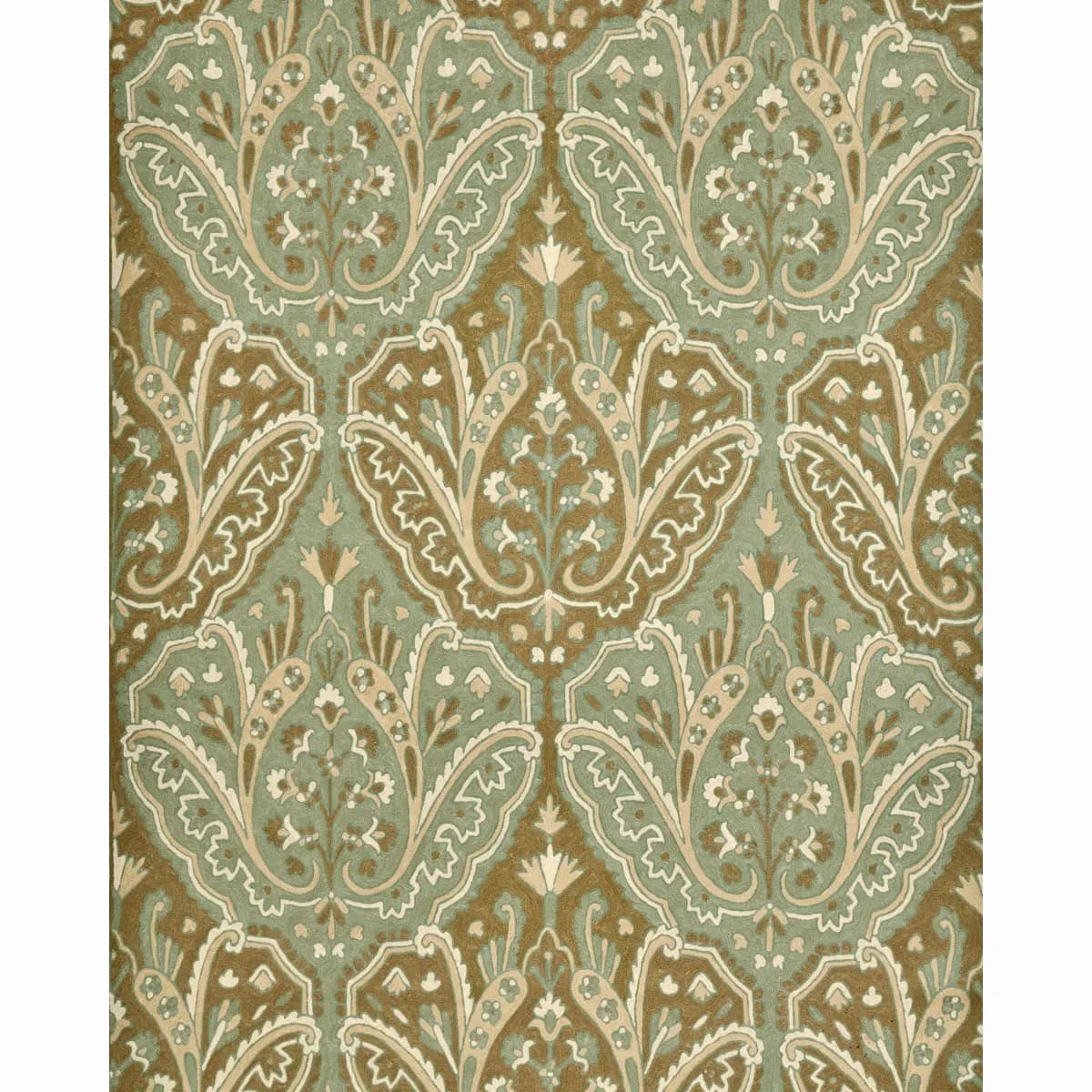 Maharajah Crewel Embroidery_ VERDIGRIS