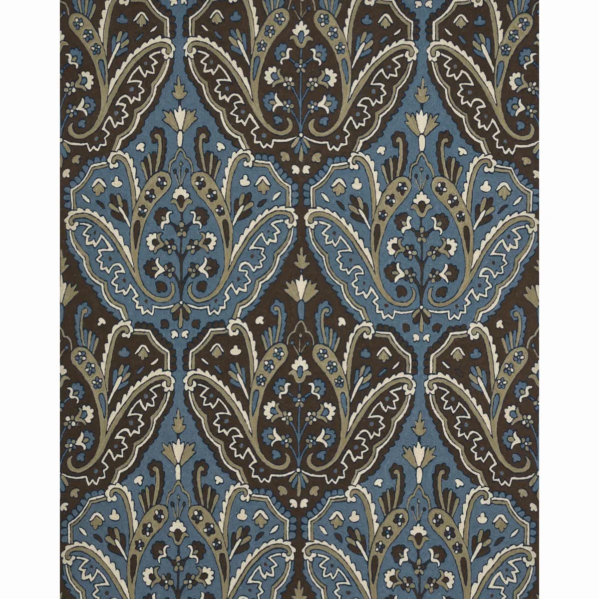 Maharajah Crewel Embroidery_ INDIGO