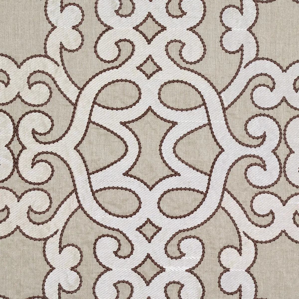 AMBOISE LINEN EMBROIDERY_ GREIGE