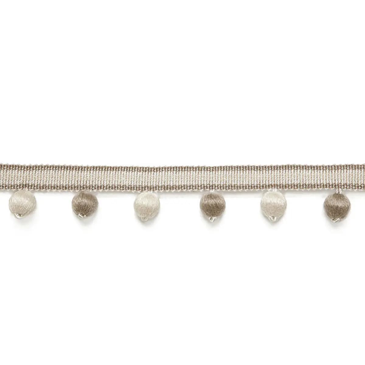 MADELEINE BOBBLE FRINGE_ GREIGE