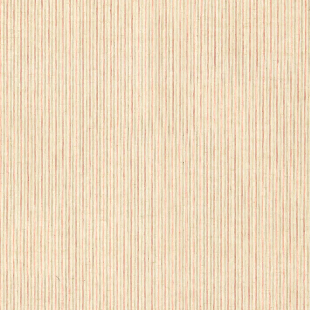 MACKAY LINEN STRIPE SHEER_ RED EARTH