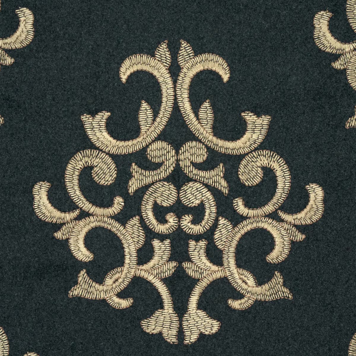 Byron Embroidered Wool_ CHARCOAL