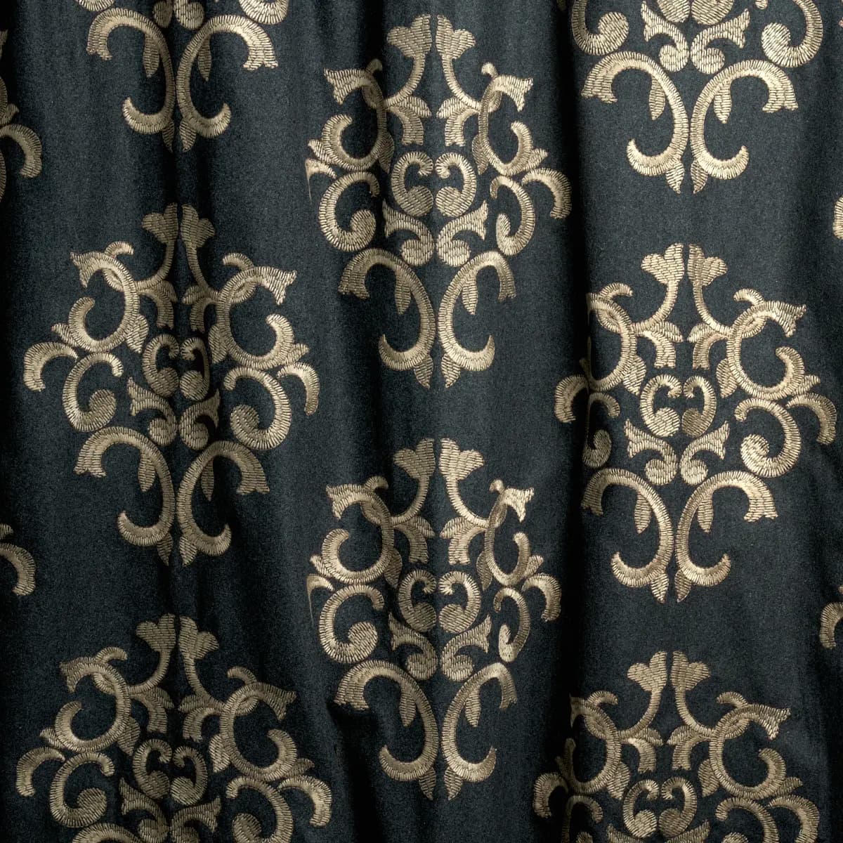 Byron Embroidered Wool_ CHARCOAL