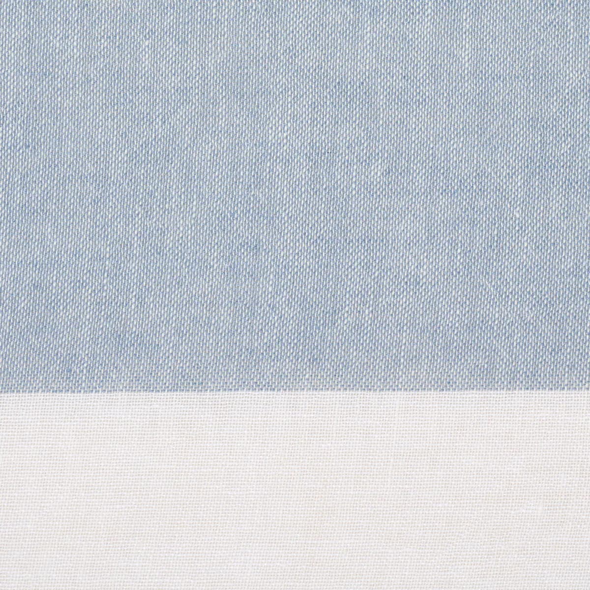VISTA LINEN STRIPE CASEMENT_ SKY AND WHITE