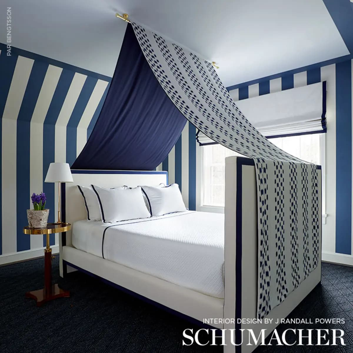 IZMIR IKAT STRIPE_ INDIGO