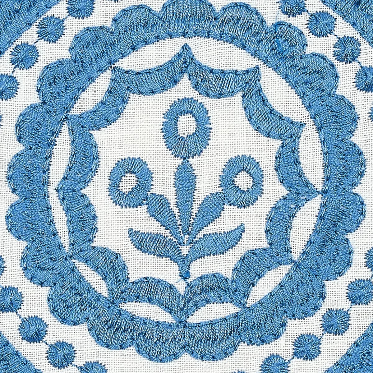 OLANA LINEN EMBROIDERY_ BLUE