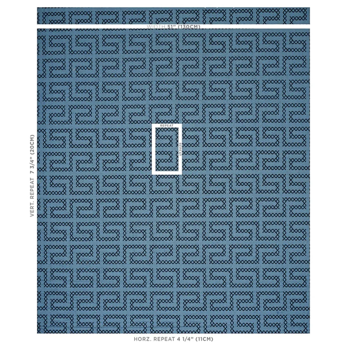 A MAZE EMBROIDERY_ CADET