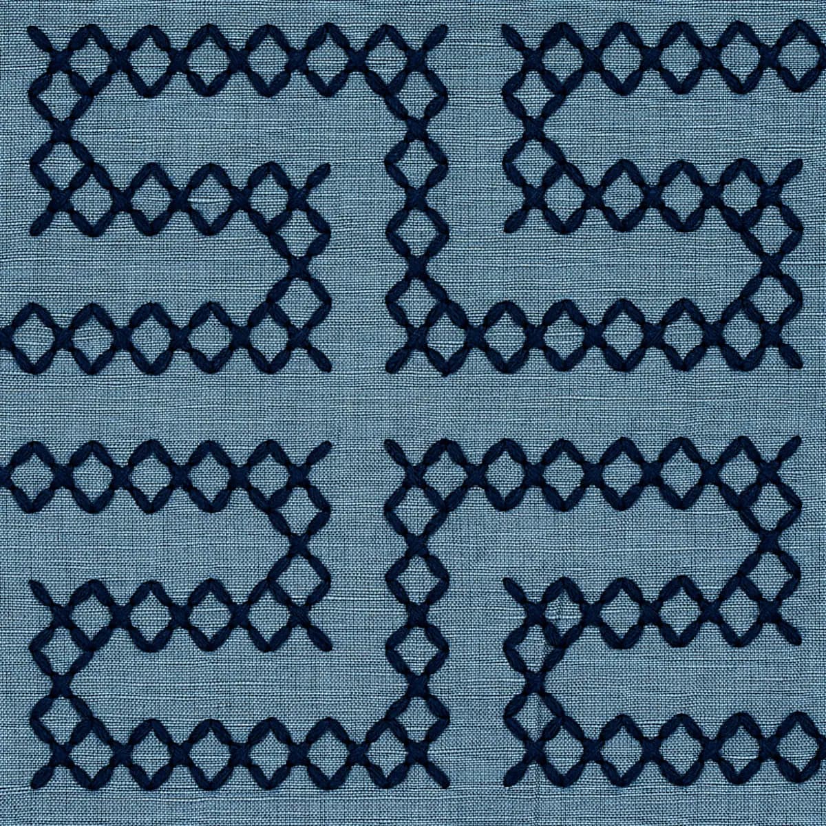 A MAZE EMBROIDERY_ CADET