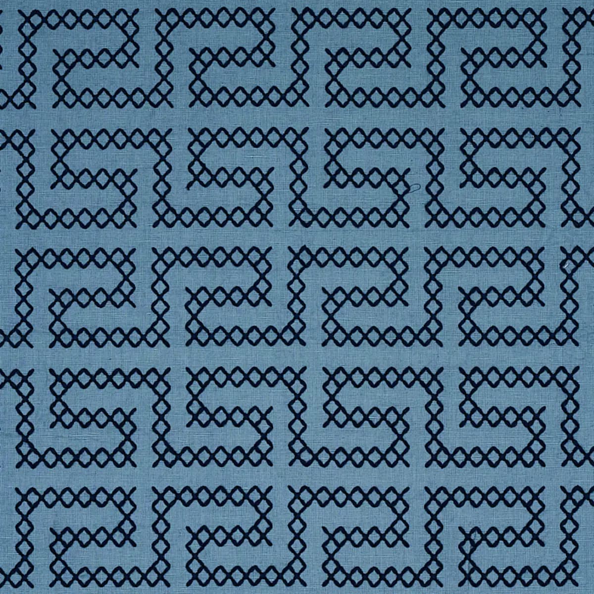 A MAZE EMBROIDERY_ CADET