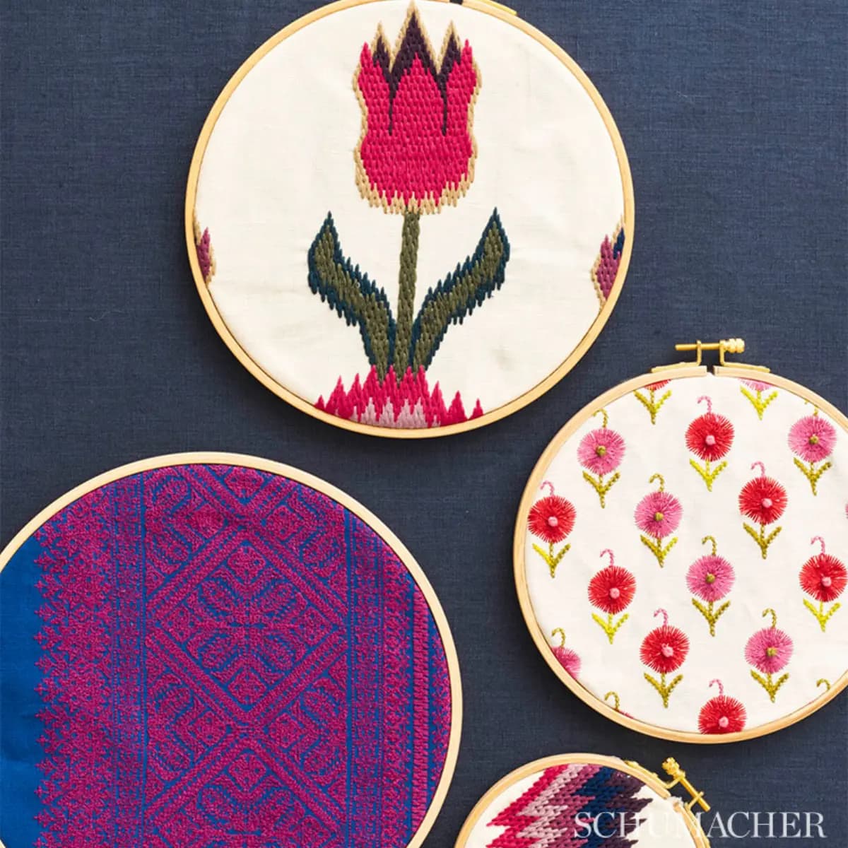 TULIP FLAMESTITCH EMBROIDERY_ JEWEL