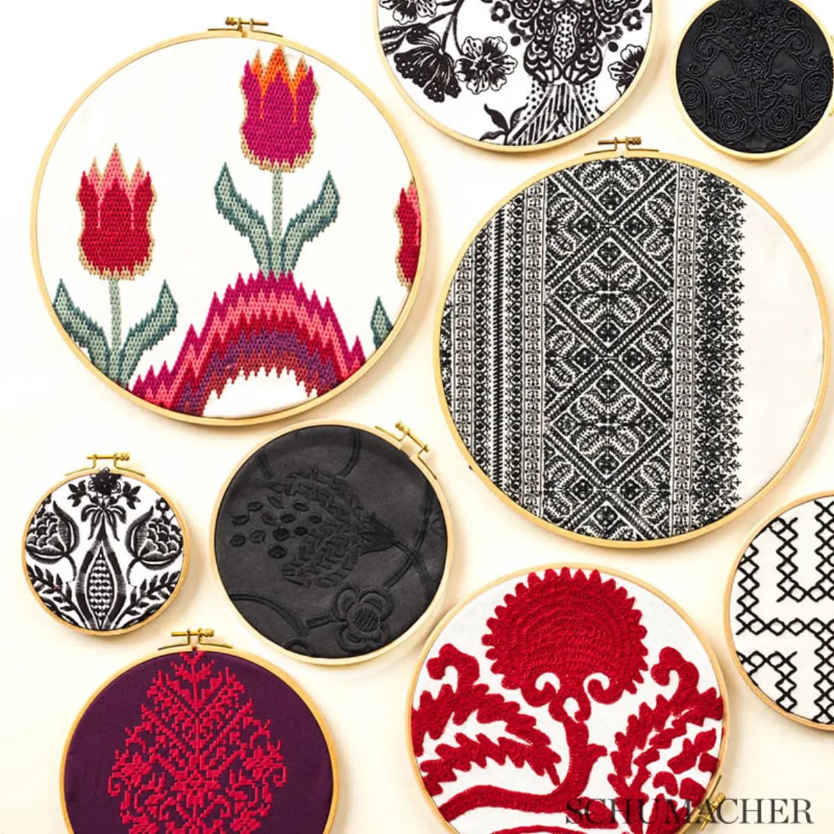 TULIP FLAMESTITCH EMBROIDERY_ JEWEL