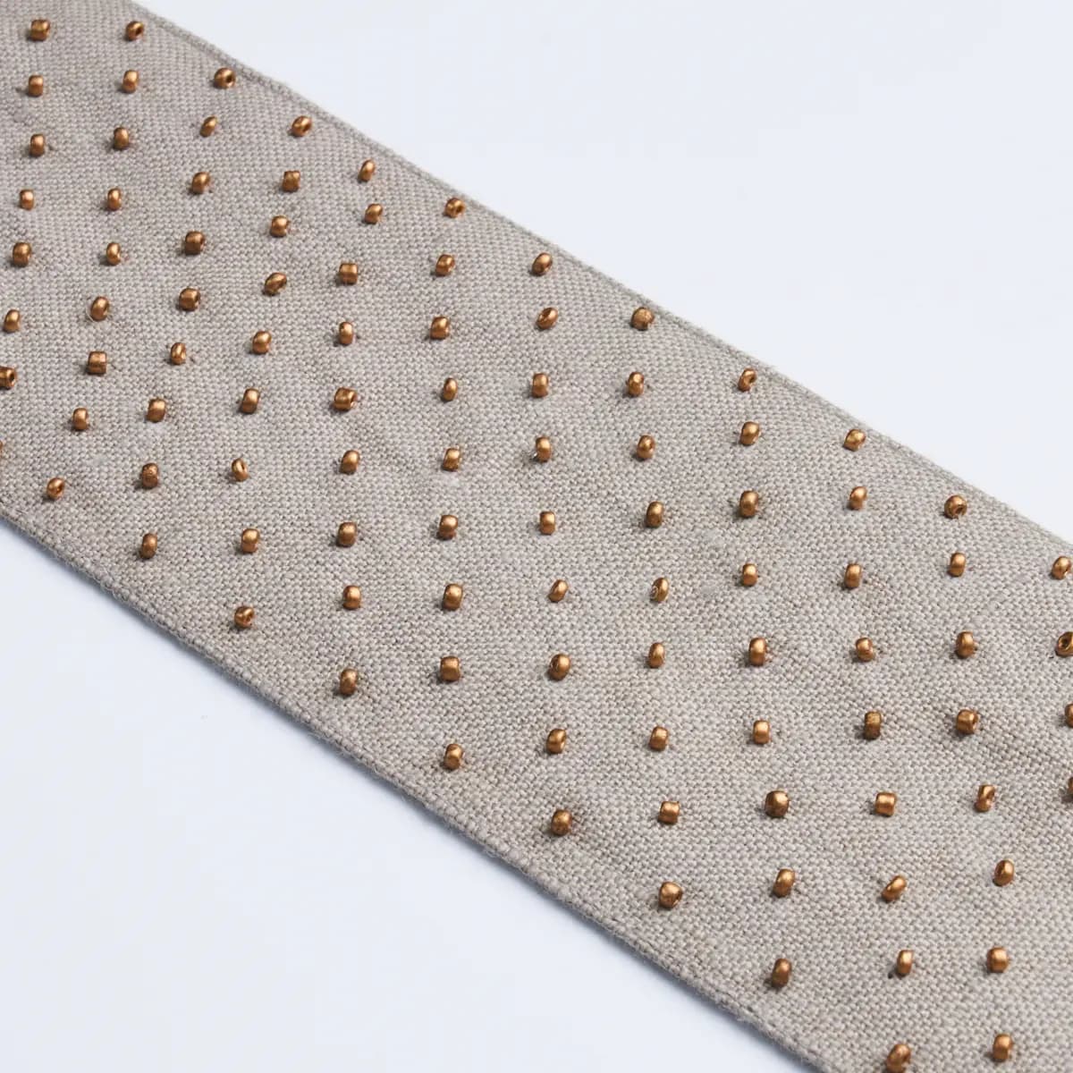 NORTHERN LIGHTS BEADED TAPE_ GREY