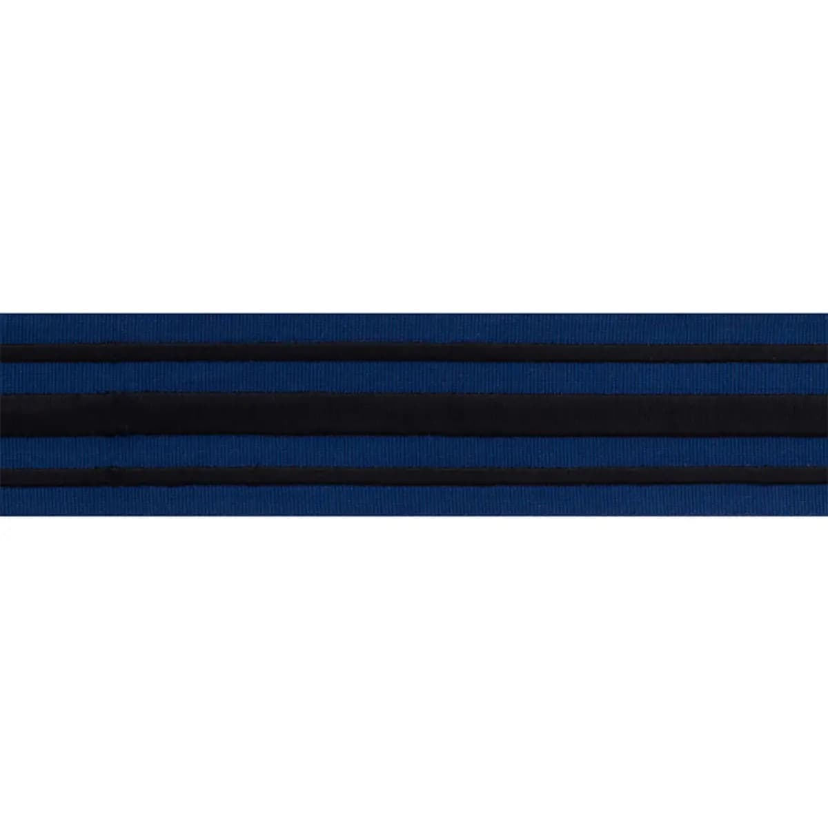 MILITARY STRIPE  TAPE_ BLACK ON NAVY