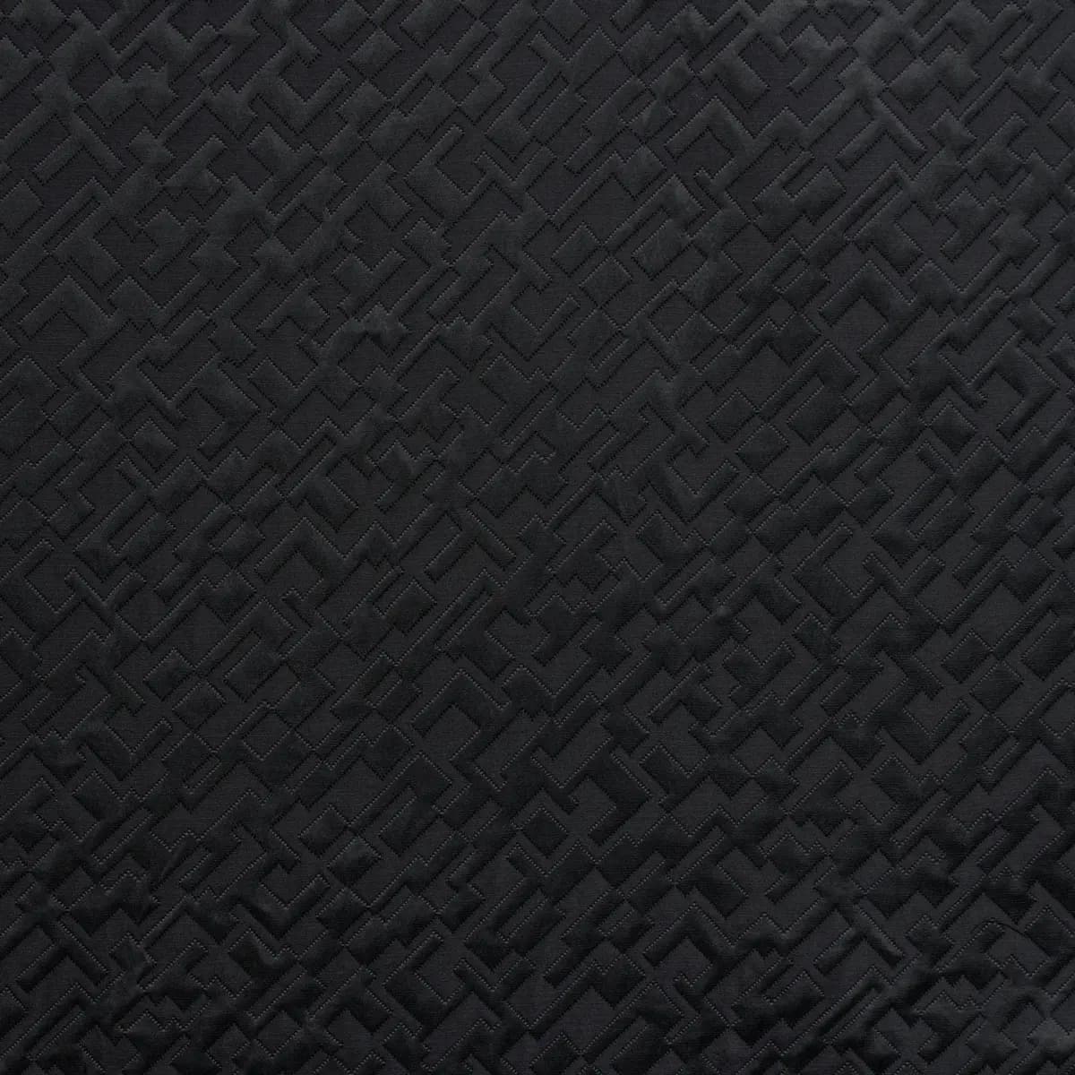 SALON MATELASSÉ SATIN_ EBONY