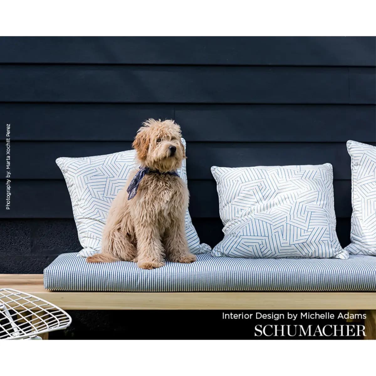STITCHED STRIPE INDOOR/OUTDOOR_ GREEN