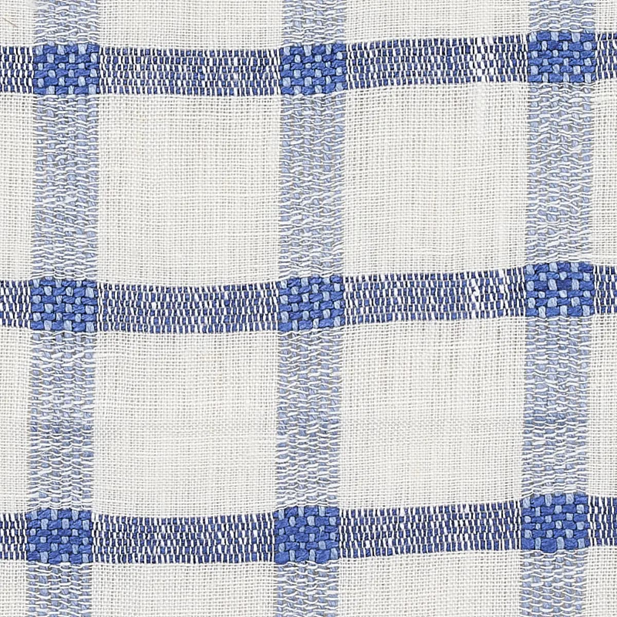 PAULINE CHECK CASEMENT_ BLUE