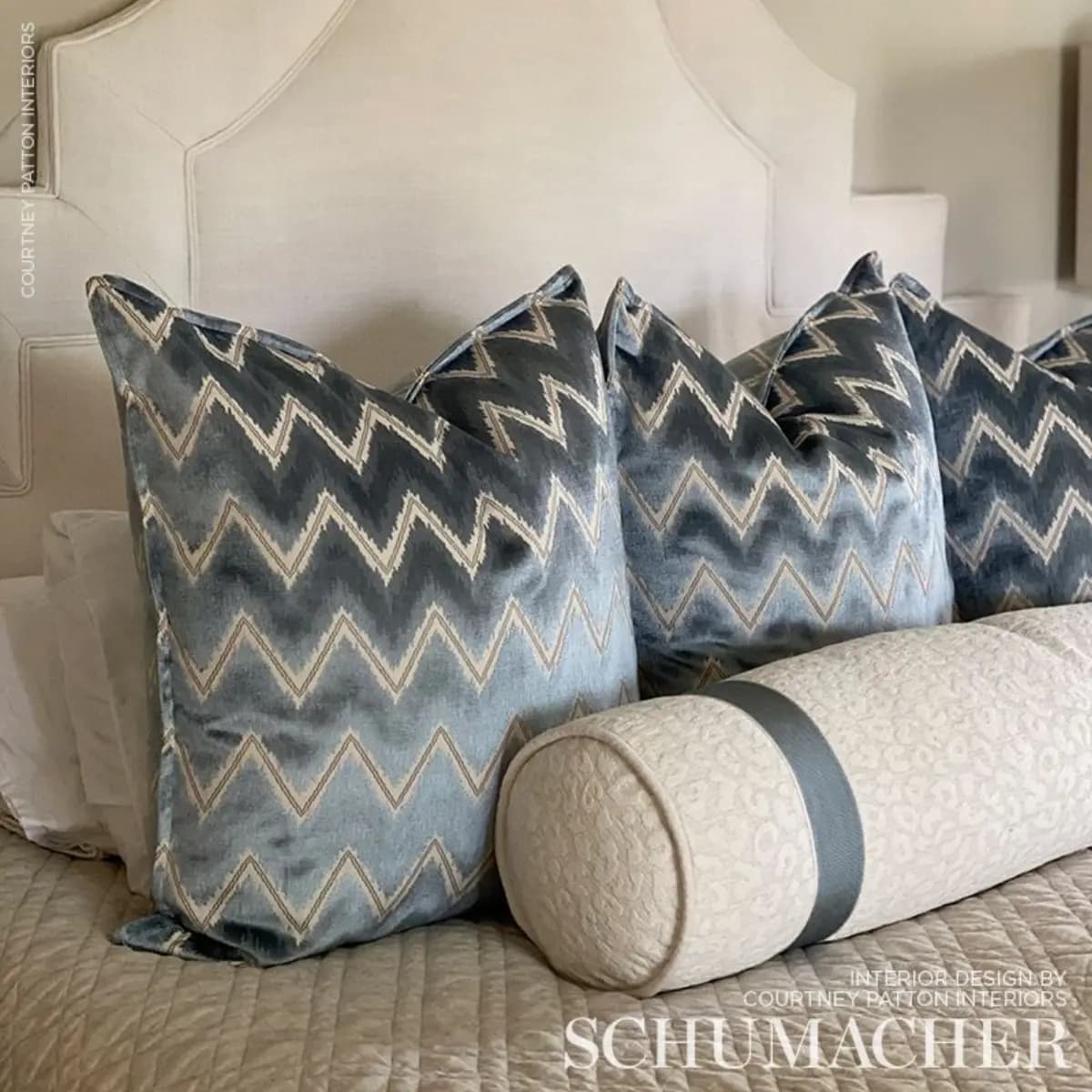 CHEVRON VELVET_ MINERAL