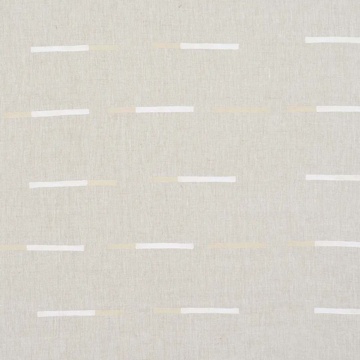 OVERLAPPING DASHES HAND-BLOCK PRINT_ BUFF