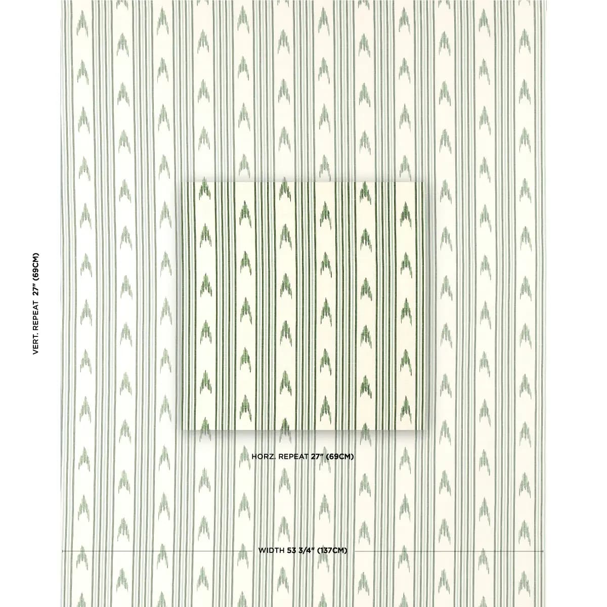 SANTA BARBARA IKAT_ LEAF GREEN