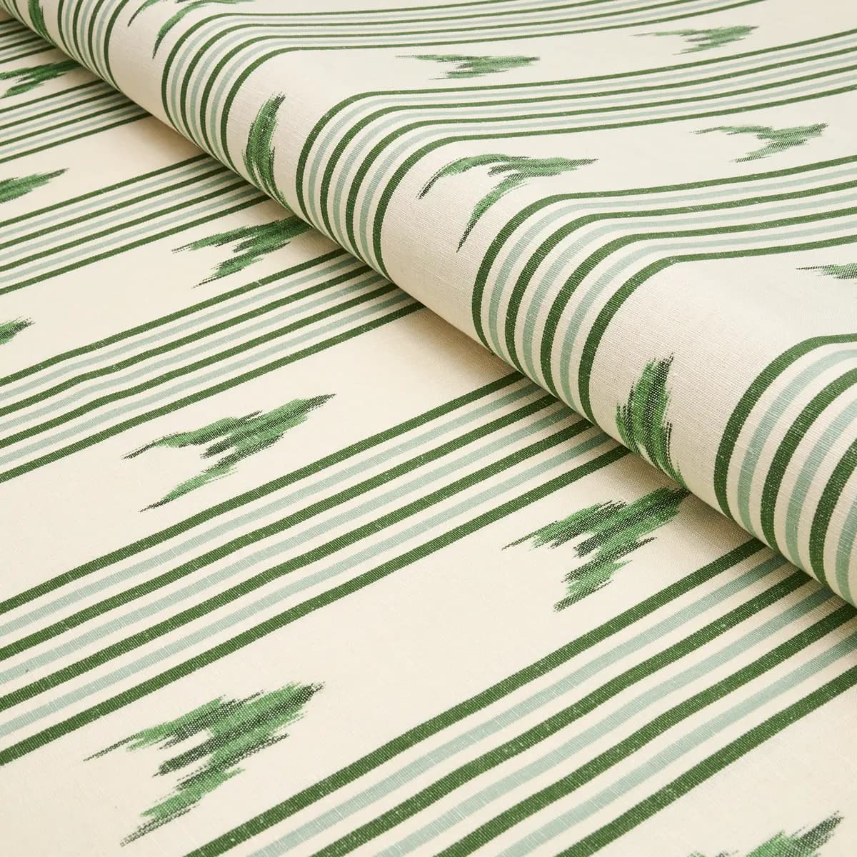 SANTA BARBARA IKAT_ LEAF GREEN