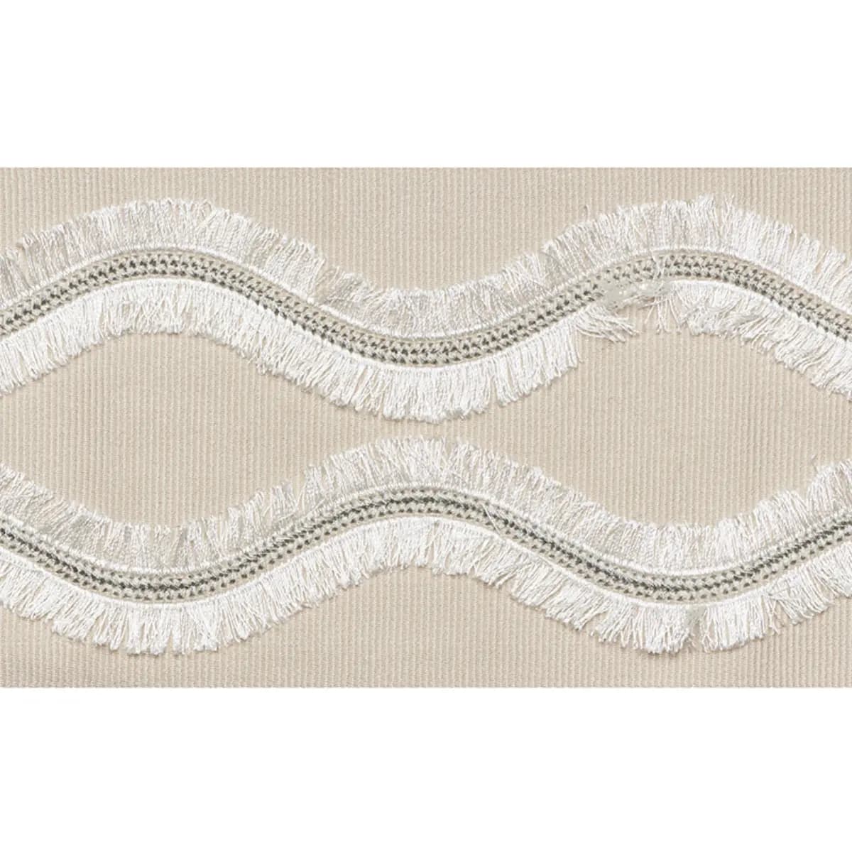 OGEE EMBROIDERED TAPE_ NEUTRAL