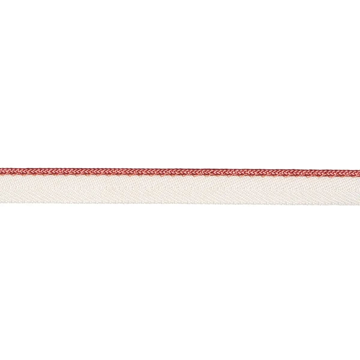 GUSTAVE SILK LIP CORD NARROW_ CORAL