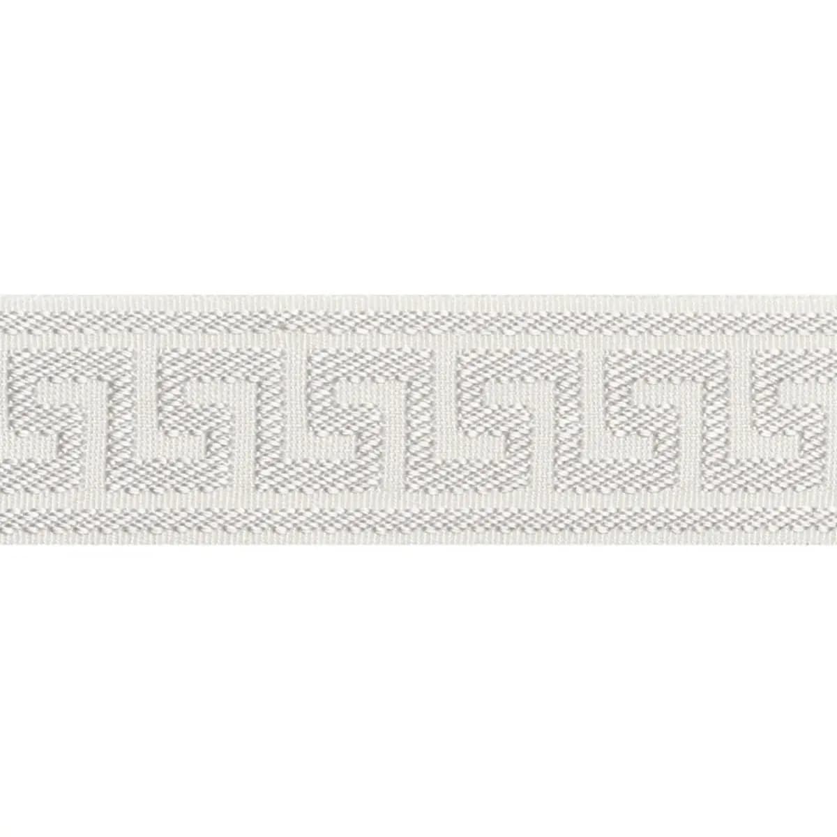 ETIENNE SILK GREEK KEY NARROW_ DOVE