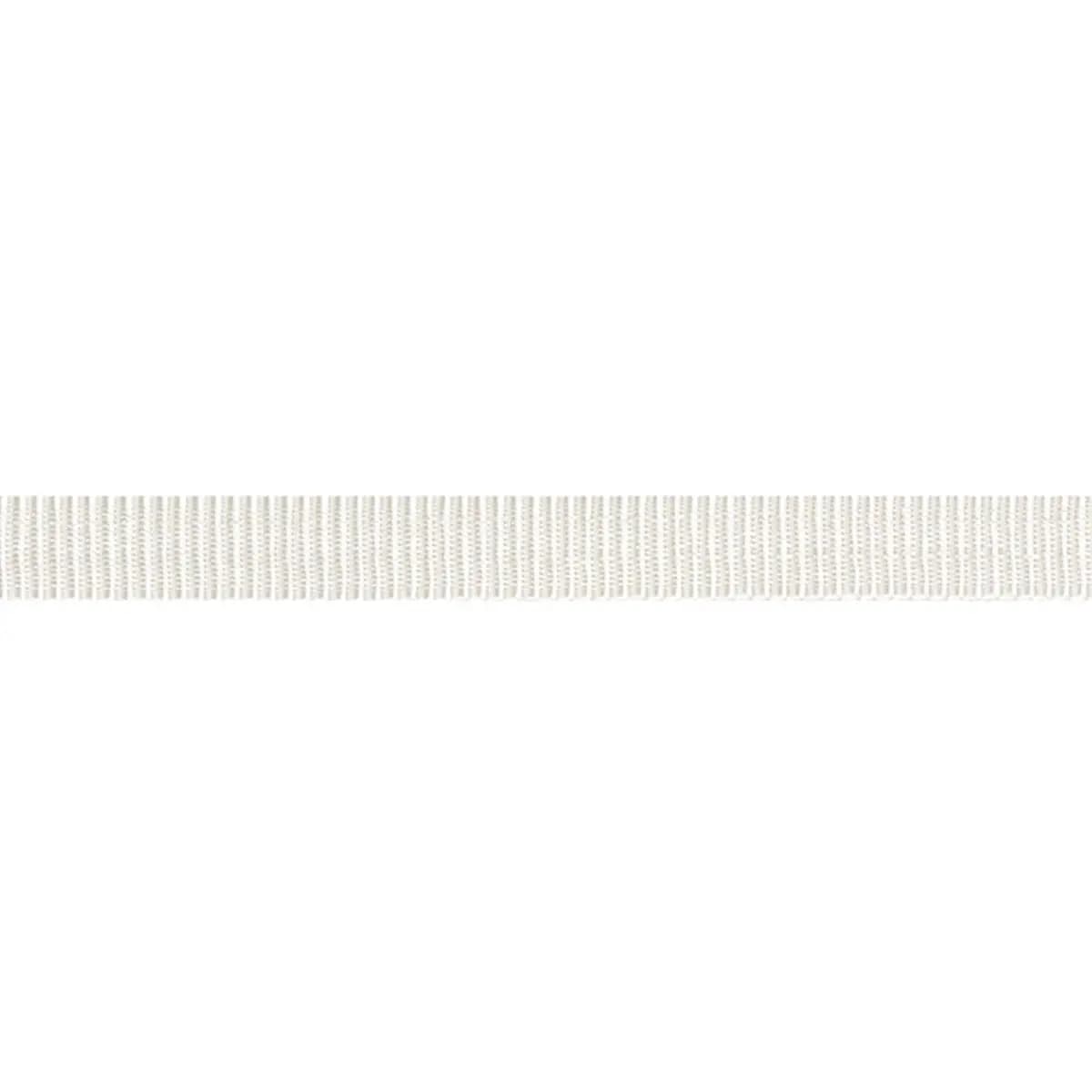 NARROW FAILLE TAPE_ IVORY