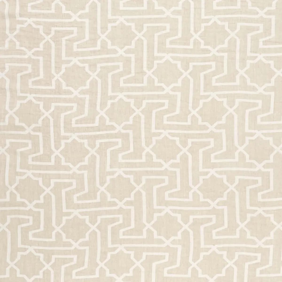 ARABESQUE MAZE SHEER_ NATURAL