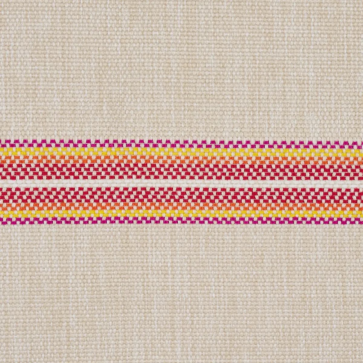GARDEN STRIPE INDOOR/OUTDOOR_ RED
