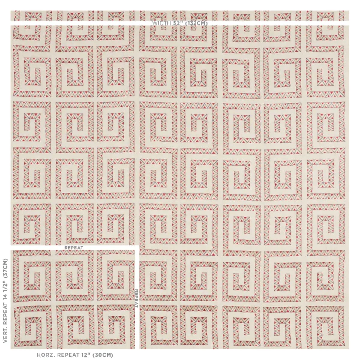 PRADO EMBROIDERY_ RED