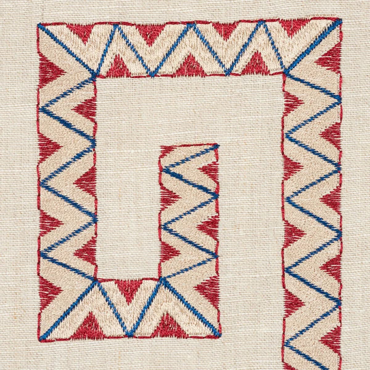 PRADO EMBROIDERY_ RED